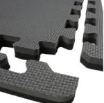 Lee Chyun Szegély 100x100x4cm puzzle tatamihoz LEE, szürke-fekete (CFM600-R40-SZ) - sportsarok