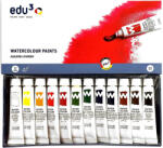 Edu3 26- Akvarellfesték tubusos Edu3, 12 x 12 ml. - 4111212