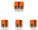 Creative-Cables Creative Cables mennyezeti lámpa WAGO csatlakozó készlet, kompatibilis 3x kábellel, 1 lyukas mini mennyezeti KMOR301SW (KMOR301SW)