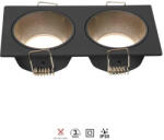 Mantra spotlámpa ANTILLA TEK SPOT RECESSED Mini GU10 2L FEKETE