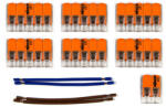Creative-Cables Creative Cables mennyezeti lámpa WAGO csatlakozó készlet, kompatibilis 2x kábellel, 10 lyukas mennyezeti rozettához KMOR210 (KMOR210)