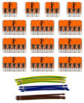 Creative-Cables Creative Cables mennyezeti lámpa WAGO csatlakozó készlet, kompatibilis 3x kábellel, 11 lyukú mennyezeti rozettához KMOR311 (KMOR311)
