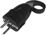 Creative-Cables Creative Cables design lámpa Schuko comfort 16 A 250 V dugasz gyűrűvel ST16A1NE fekete Ø0cm (ST16A1NE)