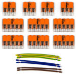 Creative-Cables Creative Cables mennyezeti lámpa WAGO csatlakozó készlet, kompatibilis 3x kábellel, 8 lyukú mennyezeti rozettához KMOR308 (KMOR308)