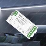 MESH egyszínű vezérlő Led szalaghoz 15A, 4 zónás csoport és szinkron vezérlő, rádiós, 12V-15A-180W, 24V-15A-360W. MESH 2 év garancia! (LLSZVMC101A15A1C)