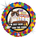 Grabo Grumpy Cat Cake Holo fólia lufi 46 cm GBB36705H (GBB36705H)