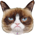 Állatos Grumpy Cat Face fólia lufi 61 cm (GBB35532)