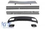 KITT Spoiler, diffúzor és kipufogóvégek Mercedes W176 A-osztály 12+ modellekhez, matrica, Edition 1 (COCBMBW176AMGMB)