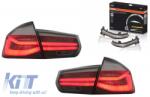 KITT Specials LED hátsó lámpa és visszapillantó tükör irányjelző BMW 3 F30 (2011-2019) modellekhez, LCI dizájn, dinamikus irányjelzővel (COTLBMF30RSBK)