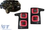 KITT Teljes LED hátsó lámpa Range Rover Vogue L405 (2013-2017) modellekhez, Facelift megjelenés, piros (TLRRVL405FLR)