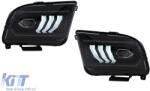 KITT LED hátsó lámpák Ford Mustang V facelift előtti (2010-2012) modellekhez, füstszínű (TLFMULED)