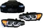 KITT OLED hátsó lámpa M4 stílusú átalakításhoz BMW 3 F30 LCI előtti & LCI (2011-2019), F35 F80, piros/átlátszó, dinamikus irányjelző (TLBMF30RCNL)