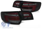  LED csíkos piros hátsó lámpa fekete szekvenciális Audi A3 8P 5D 08-12 (TTTLA6028984)