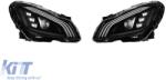  Tuning LED hátsó lámpa szett Mercedes C-osztály W204 2007-2010 sedan, bal és jobb (ABMETX6010238)
