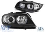 KITT Lightning XENON fényszórók Angel Eyes BMW 3-as F30 F31 Sedan Touring (10.2011-05.2015) króm (HLBMF30M3CD1S)