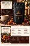 Burghaus Cafea boabe de specialitate BURGHAUS Ambra 250 g