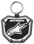 Alpinestars Clemă de chei ALPINESTARS FOB PLATE BLACK/WHITE