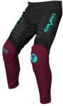 SEVEN Pantaloni motocross Seven vox surge, Negru/Burgundia