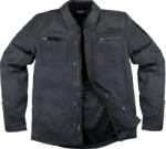 ICON Geaca moto din textil ICON Upstate Canvas National BLACK