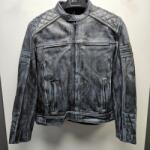 ROADER Geaca moto de piele BOX BLUE