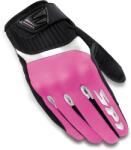SPIDI Mănuși din textil pentru femei SPIDI G-FLASH WHITE/PINK