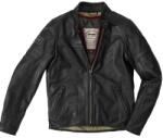 SPIDI Geaca moto de piele Spidi vintage, Negru