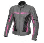 ADRENALINE Geaca din textil dame Adrenaline love ride 2.0 lady, Gri/Negru/Roz
