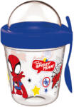 Pókember Spidey pohár snack tartó fedéllel és kanállal 350 ml