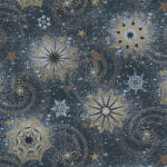 Karácsony Karácsonyi Stars And Twirls Navy szalvéta 20 db-os 33x33 cm
