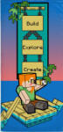 Minecraft Build fürdőlepedő, strand törölköző 70x140cm