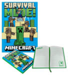 Minecraft Fight A/5 vonalas füzet beépített órával