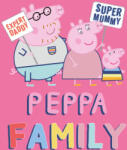 Peppa Malac Family Pink polár takaró 100x140cm