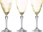 Huta Julia Pahare pentru vin Veranda 250 ml aurii 3 buc (15989) Pahar