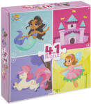 Fantasy Lányos Fantasy 4 az 1-ben puzzle