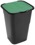 Heidrun Coș de gunoi din plastic HEIDRUN 50 l cu capac basculant Cos de gunoi