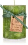 HOME DECOR lumânare cilindru green 6, 8 × 9, 5 cm