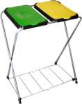 Artex Suport pentru colectarea selectivă a deșeurilor ECO-GLOBE 2 cu grilaj 66 × 42 × 81 cm Cos de gunoi