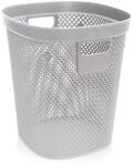 Hobby Life Coș de gunoi de birou gri 12, 5 l Cos de gunoi