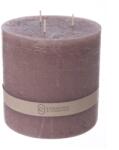 Indecor Lumânare decorativă roz 1410 g 14 × 14 cm