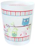 Toro Coș de baie cu motiv bufniță TORO 20 × 24 cm Cos de gunoi