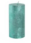 Provence Lumânare rustică Provence 12 cm verde