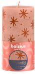 Bolsius Lumânare rustică 130 × 68 mm - caramel cremos