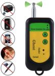 Techstar Detector semnal RF Techstar, 100-2400MHz, raza pana la 10m, pentru camere wireless, microfoane si transmitatoare, antena telescopica, mod cautare lunga/scurta distanta, portabil, negru (SKU3757)