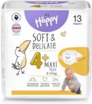 Bella Scutece copii Happy Soft Delicate Maxi Plus, Nr. 4, 9-15 kg, 13 buc