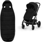 Cybex Sac de iarna pentru carucior Cybex Gold Footmuff Black, 6 luni-3 ani - TOG 5, captuseala fleece, rezistent la apa (524000006)