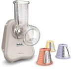 Tefal Razatoare electrica 3-in-1 Tefal Fresh Express DN853BE0, 150W, sistem de ventilatie, 3 conuri detasabile pentru razuire fina grosiera, feliere, gri (DN853BE0)