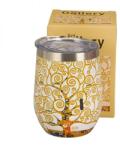 Duo Gift Klimt utazóbögre / duplafalú hőtartó fém pohár - 330 ml - Életfa (IMO-CHH-78763)