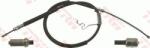 TRW GCH111 - Cablu, frana de parcare - Cablu frana de mana spate dreapta 1283mm - 990mm. tip frana. tambur FORD TRANSIT. TRANSIT TOURNEO 2.0D - 2.4D 01.00 - 08.14 - TRW-GCH111 (TRWGCH111)