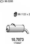 ASSO 10.7073 - TOBA ESAPAMENT FINALA - compatibil 1726Qs - ASSO-10.7073 (ASSO107073)