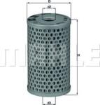 MAHLE HX 15 - Filtru hidraulic, sistem directie - Filtru hidraulic DAF 45. 55. 65. 65 CF. 75. 75 CF. 85. 85 CF. 95. 95 XF. CF. CF 65. CF 75. CF 85. DB. F 1000. F 1100 - MAHLE-HX 15 (MAHLEHX15)